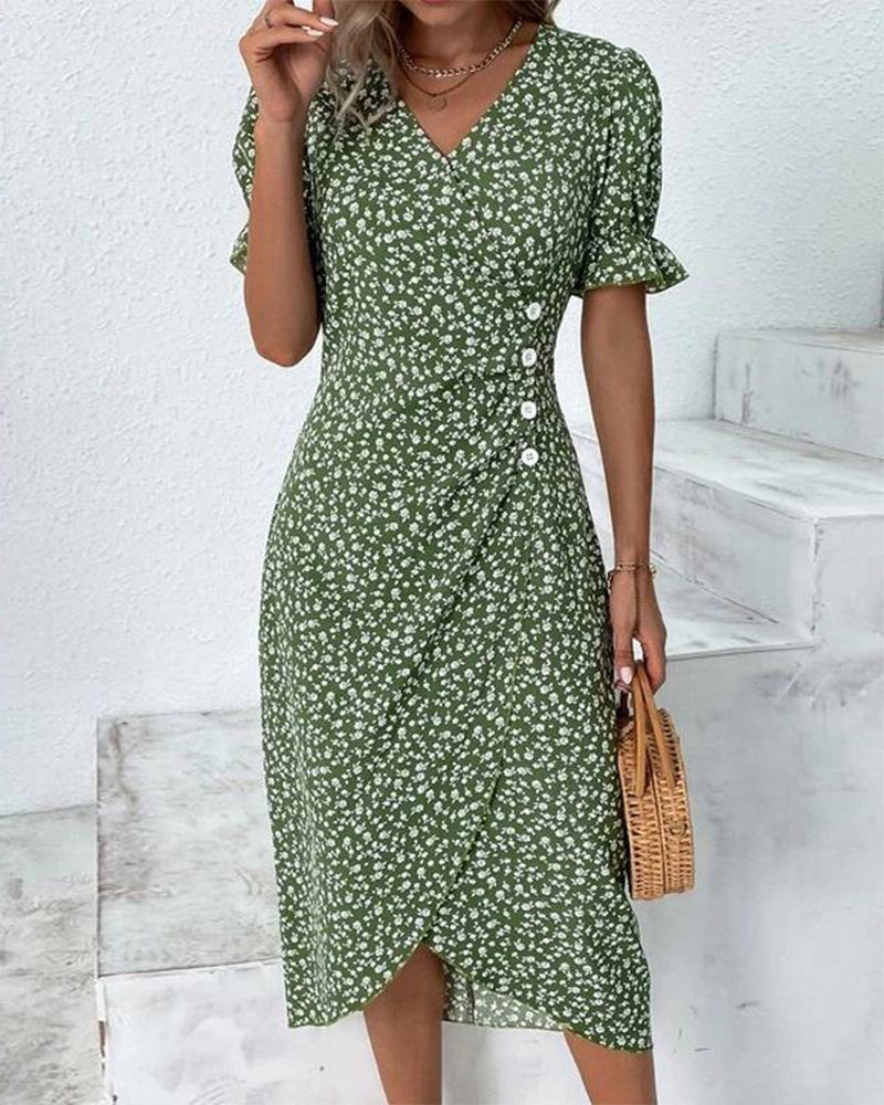 João Antão – Vestido Midi Floral