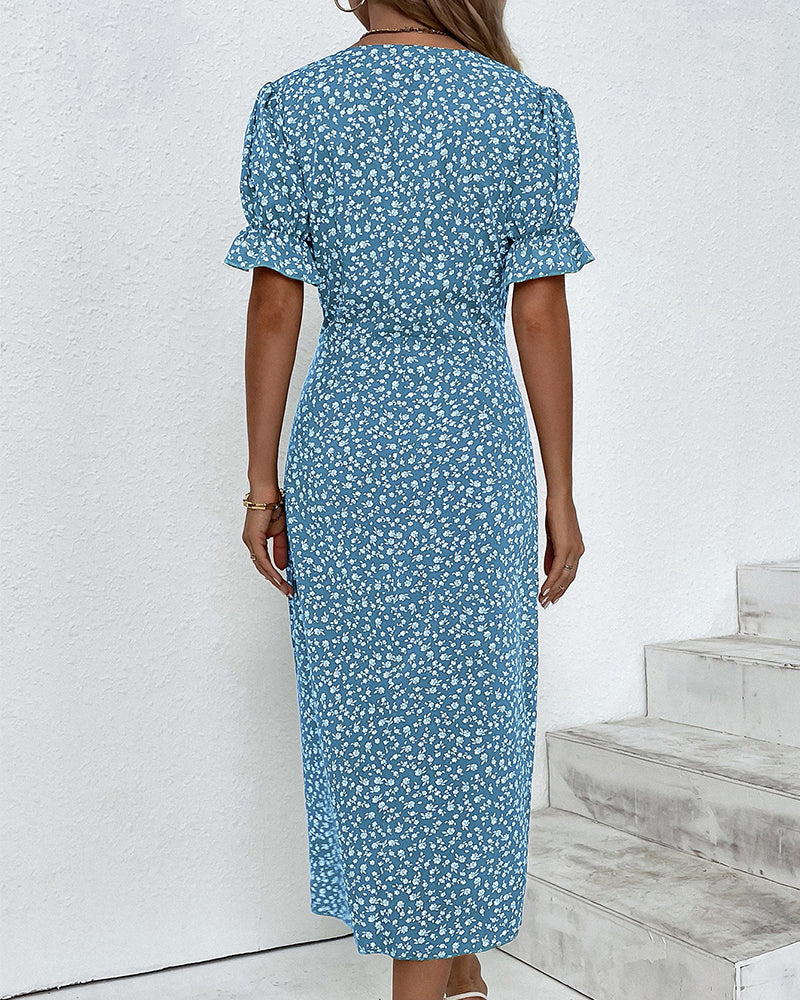 João Antão – Vestido Midi Floral