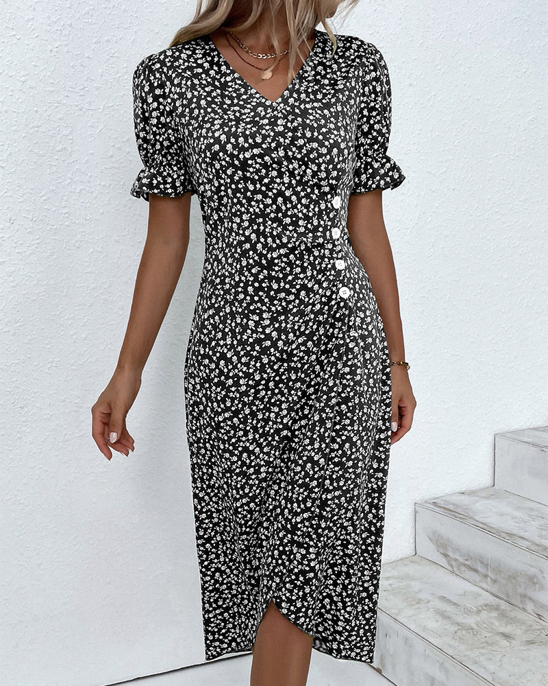 João Antão – Vestido Midi Floral
