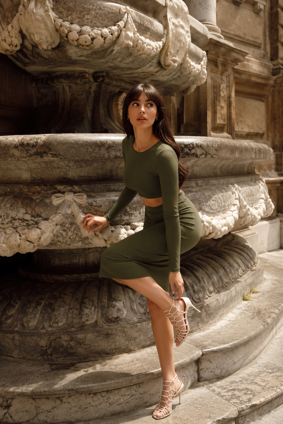 Magoito – Conjunto Top e Saia Midi
