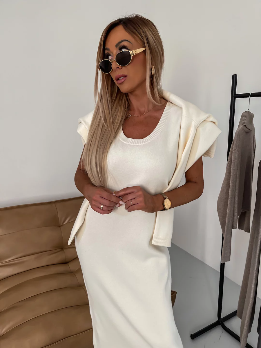 Argana – Conjunto de Malha de Vestido e Camisola