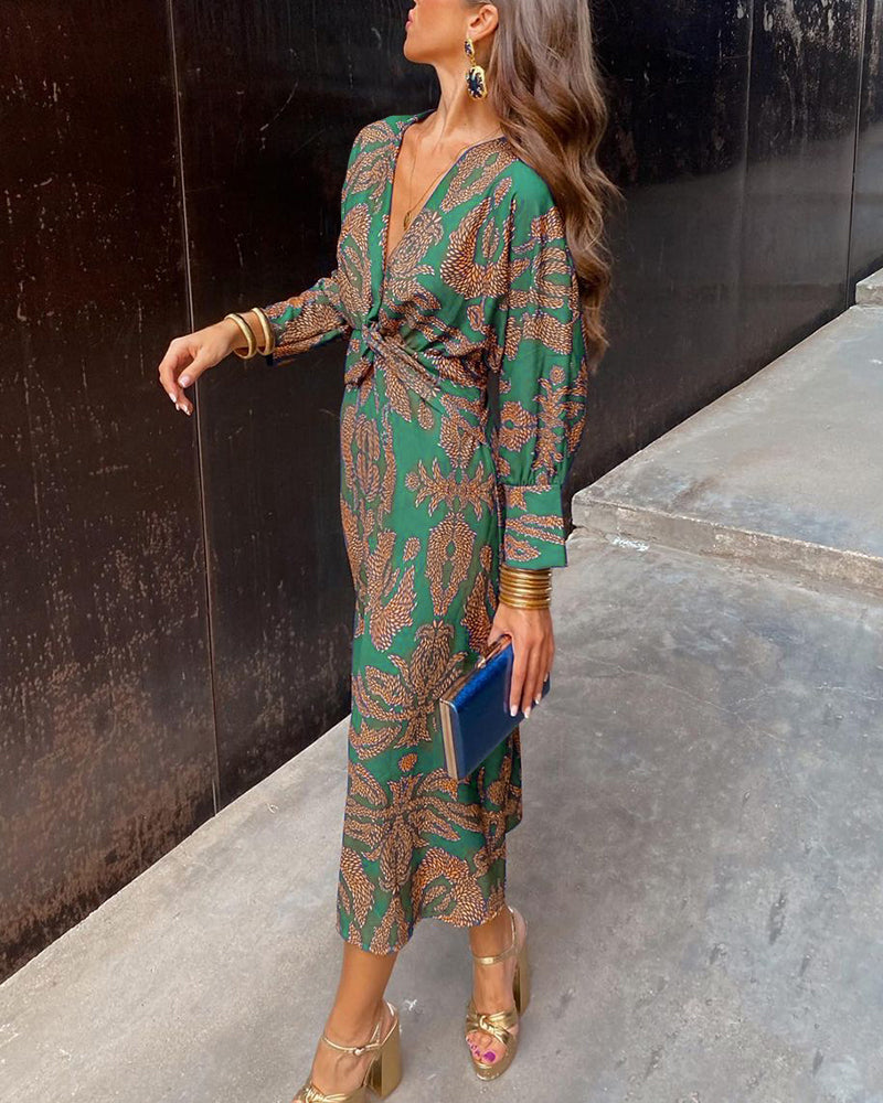 Castelo de Vide – Vestido Midi Estampado