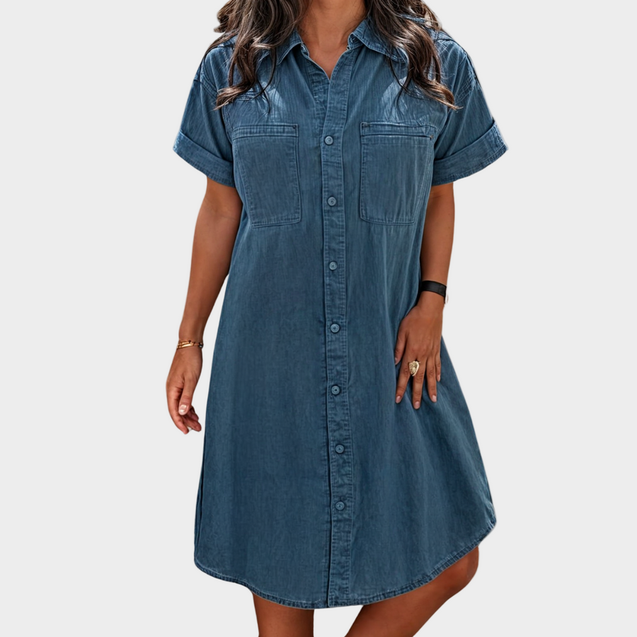 Murtosa – Vestido Camiseiro de Ganga
