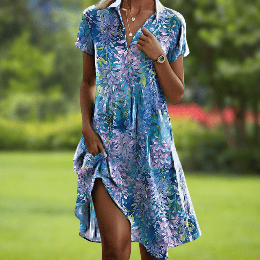 Alijó – Vestido Floral Elegante