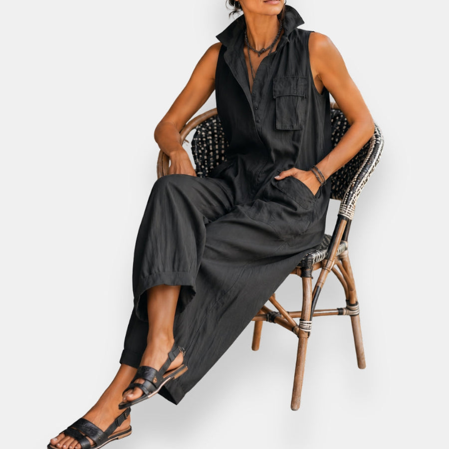 Vilarelho – Macacão Oversize com Bolsos
