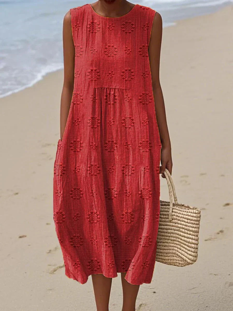 Almendra – Vestido Midi de Algodão