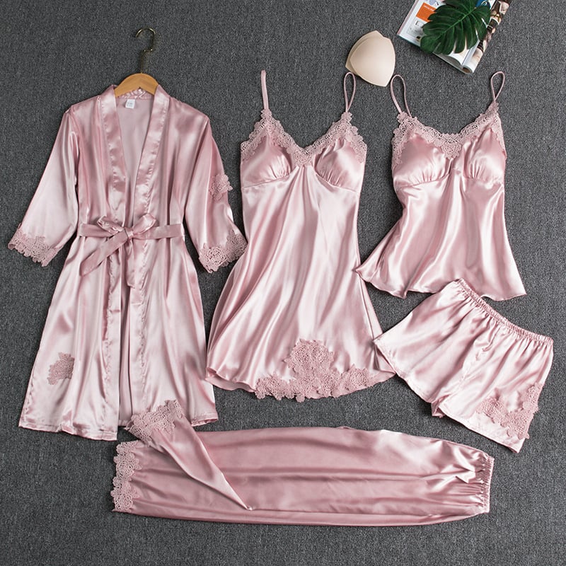 Sonim – Conjunto de Pijama de Cinco Peças