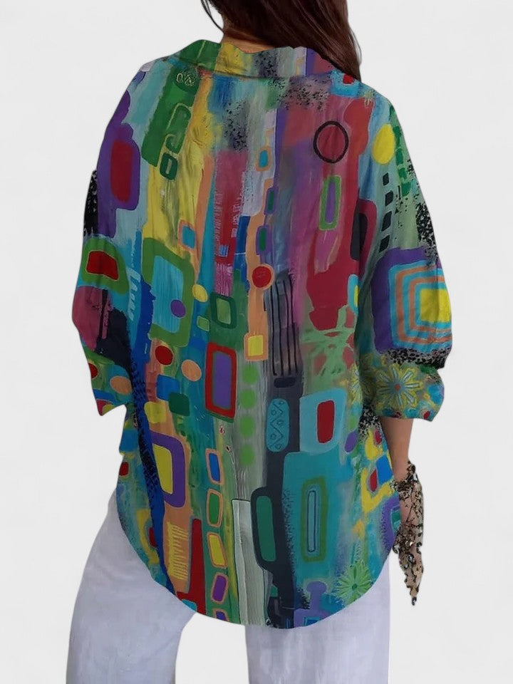 Penilhos – Blusa com Padrão Geométrico
