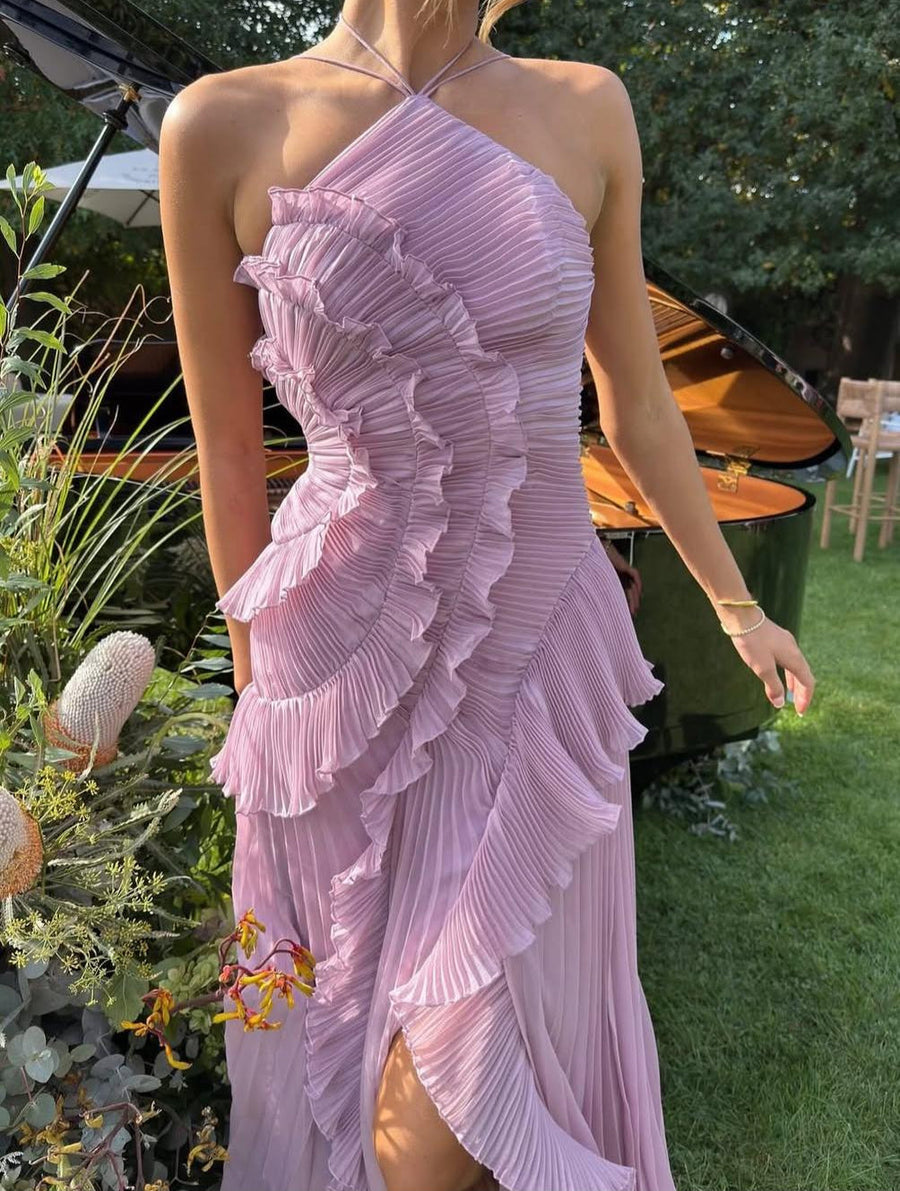 Angra – Vestido Maxi de Folhos