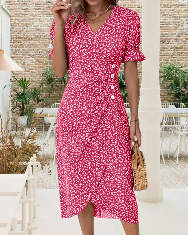 João Antão – Vestido Midi Floral