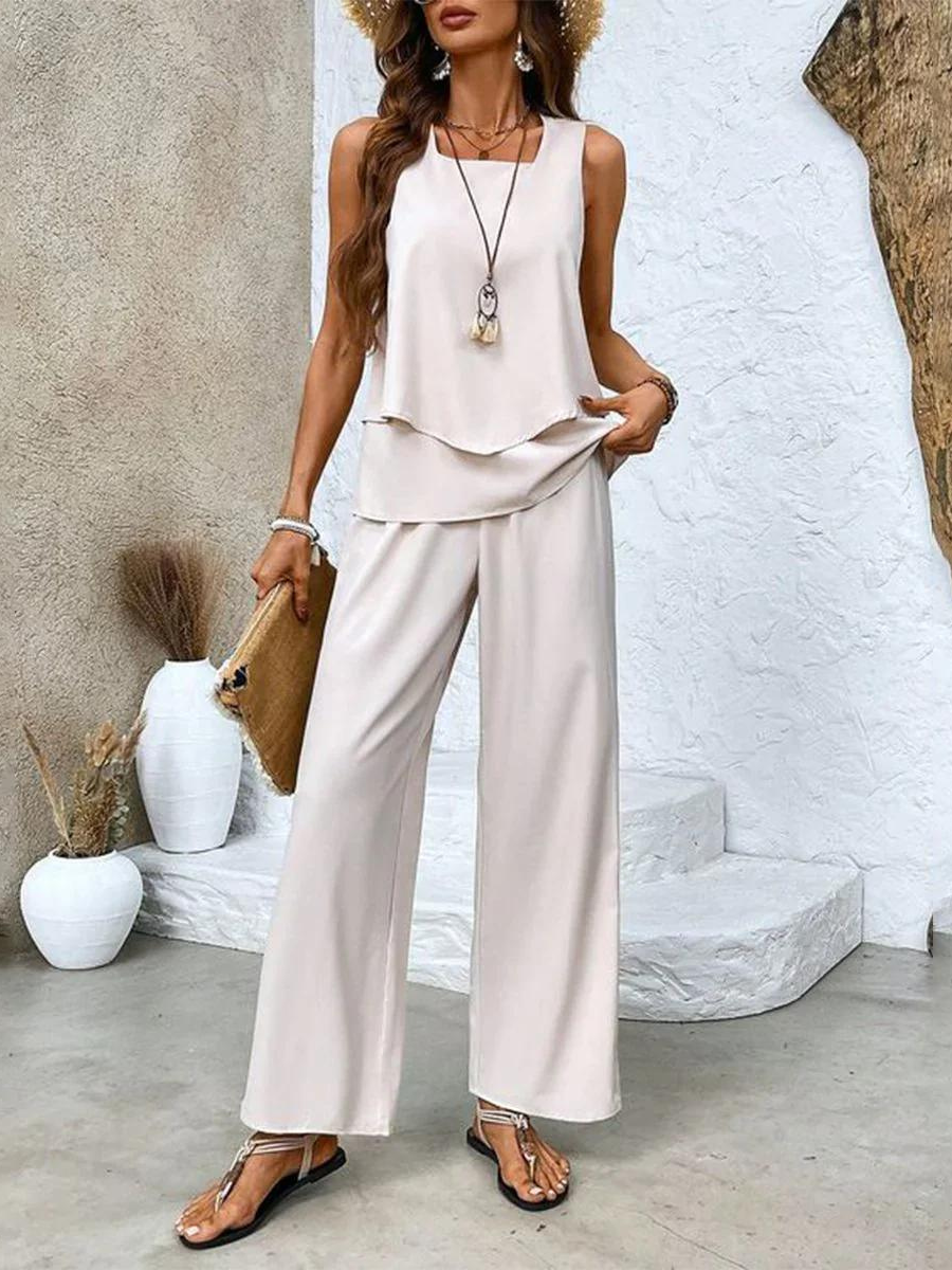 Tourém – Conjunto de Blusa e Calças Floral