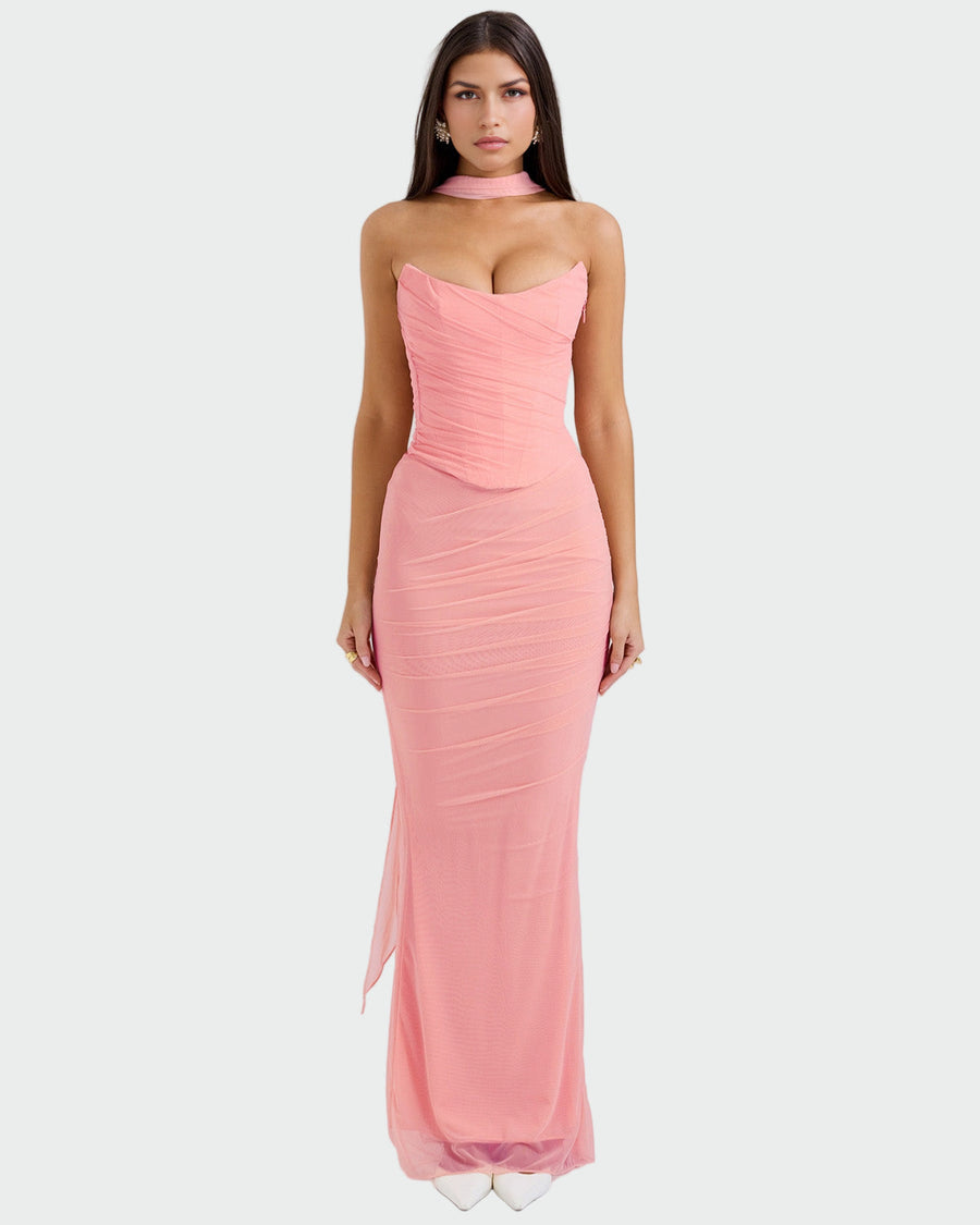 Arruda – Vestido Maxi Drapeado