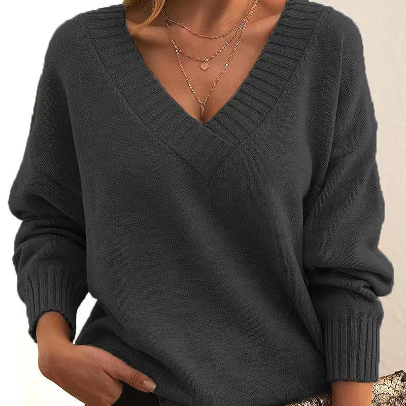 Mina de São Domingos – Camisola de Malha com Decote em V