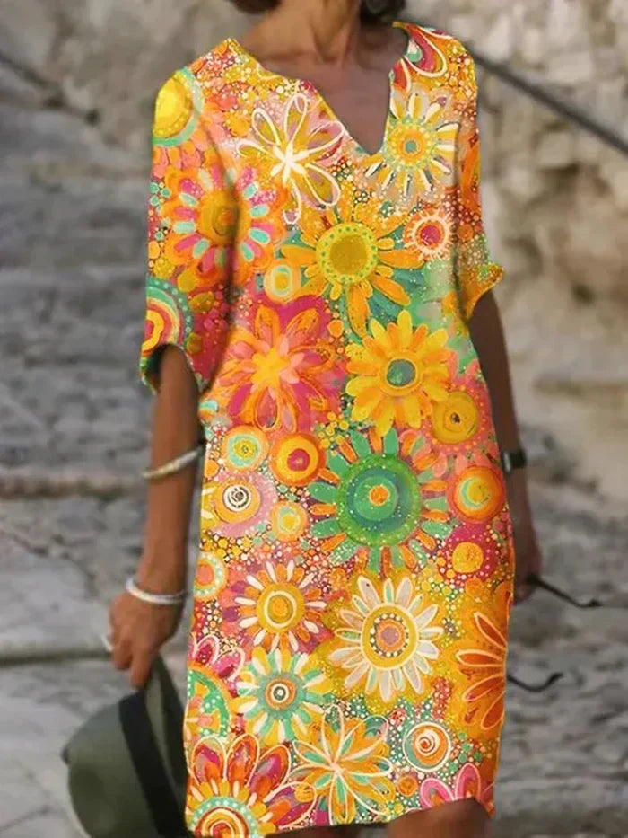 Martim Longo – Vestido Floral Colorido