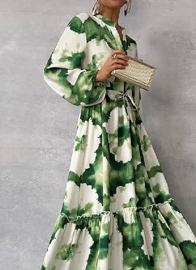 Alter do Chão – Vestido Longo de Manga Comprida