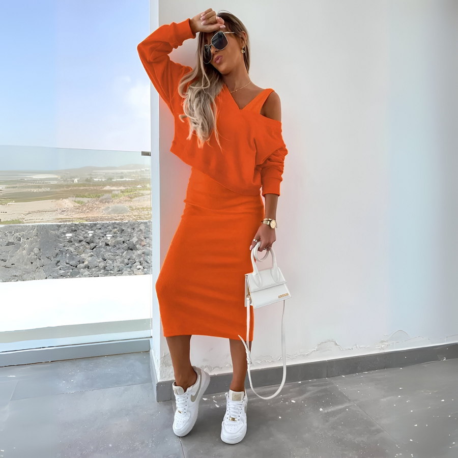Adorigo – Conjunto de Top e Vestido