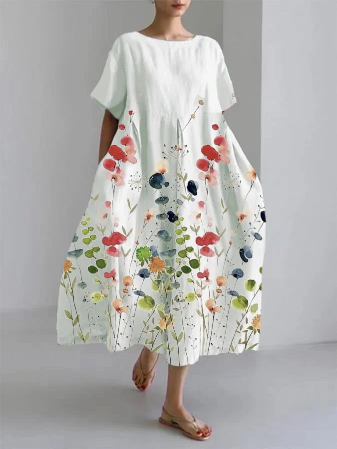 Sendas – Vestido Floral Versátil