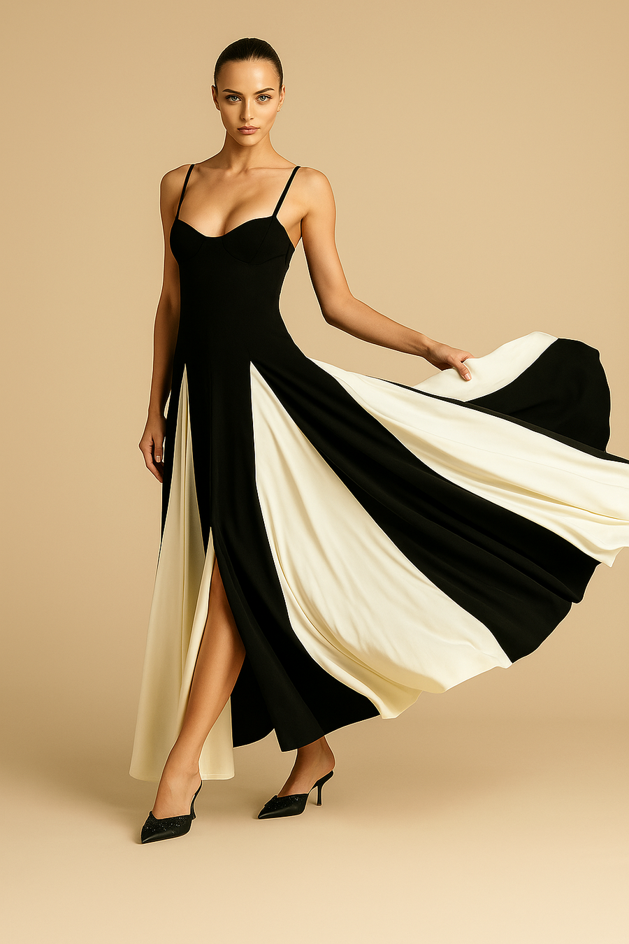 Amieira – Vestido Preto Fluido