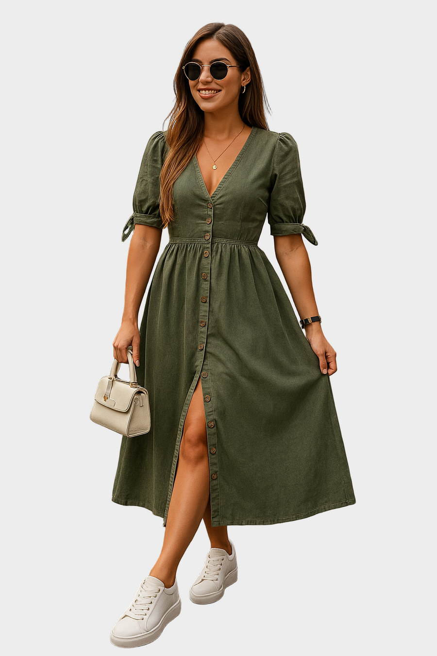 Vale de Cambra – Vestido Maxi de Ganga