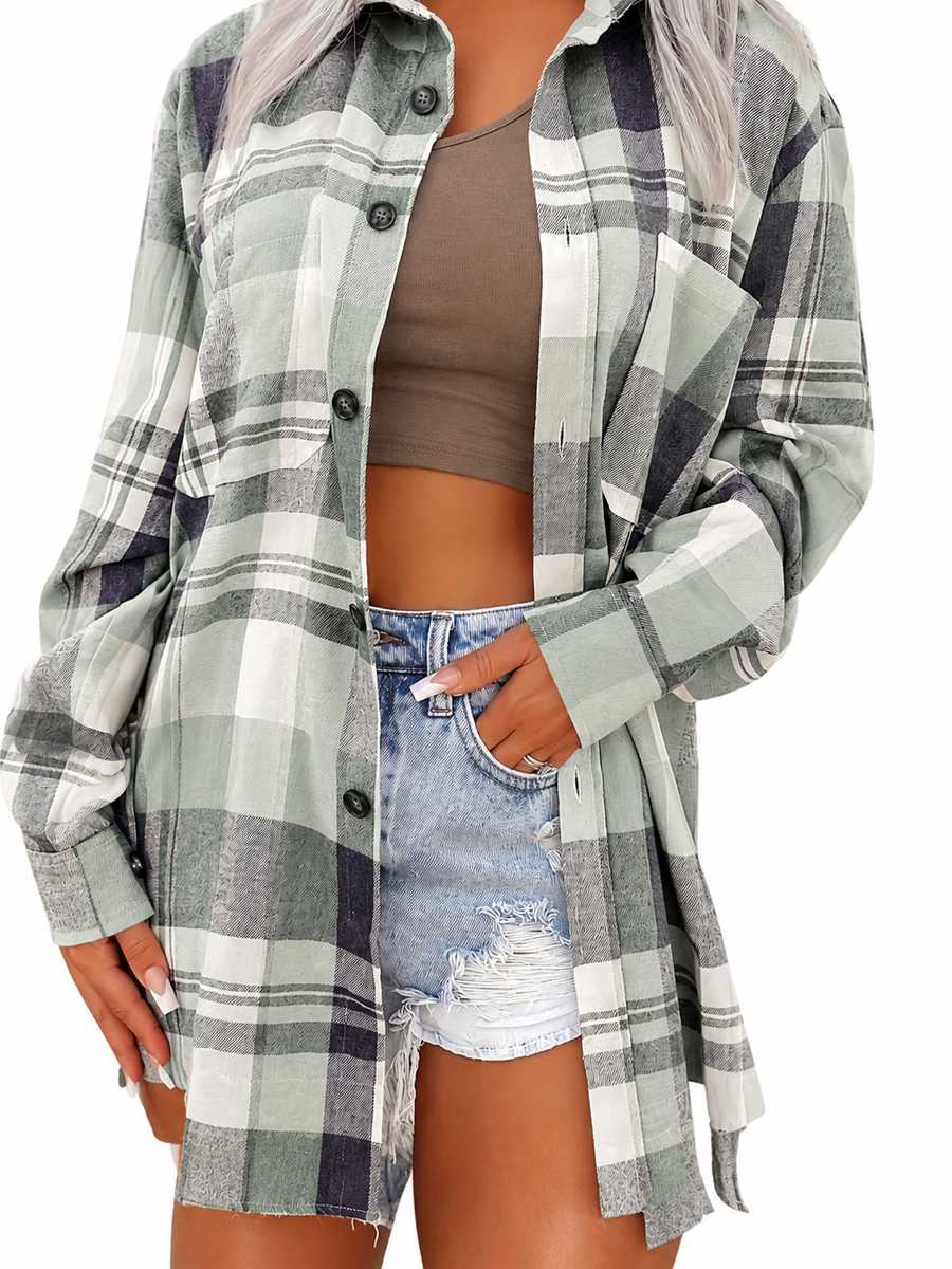 Constantim – Camisa de Xadrez de Manga Comprida