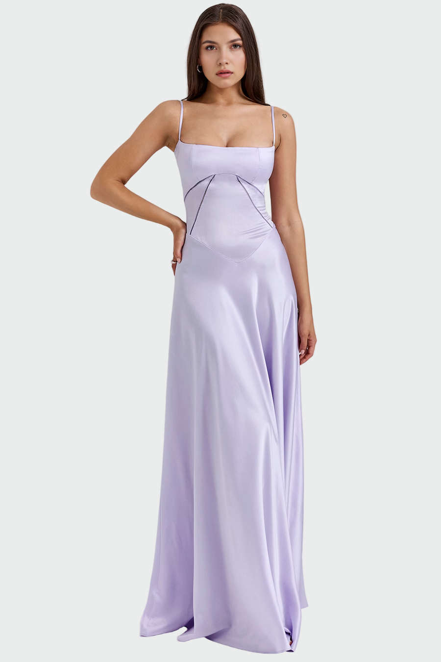 Oliveira de Azeméis – Vestido Maxi de Cetim