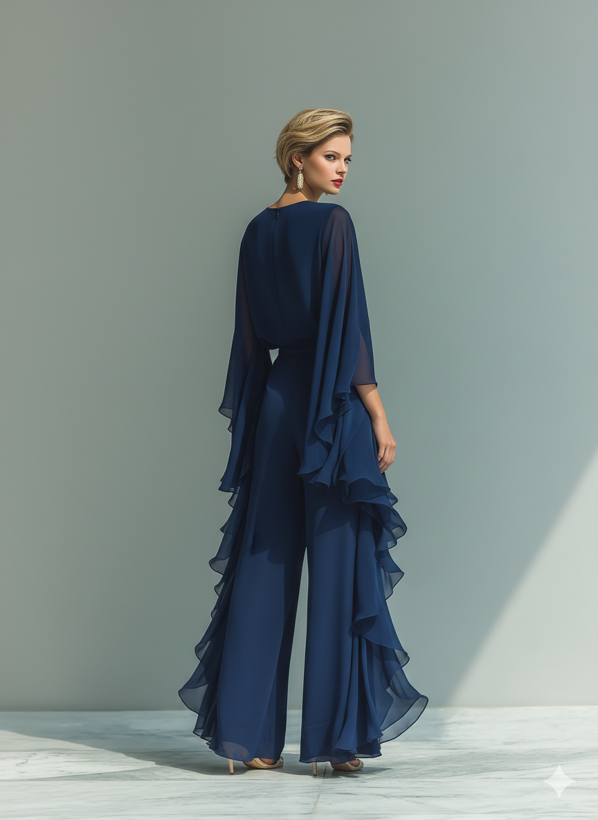 Vieira do Minho – Conjunto de Chiffon com Folhos