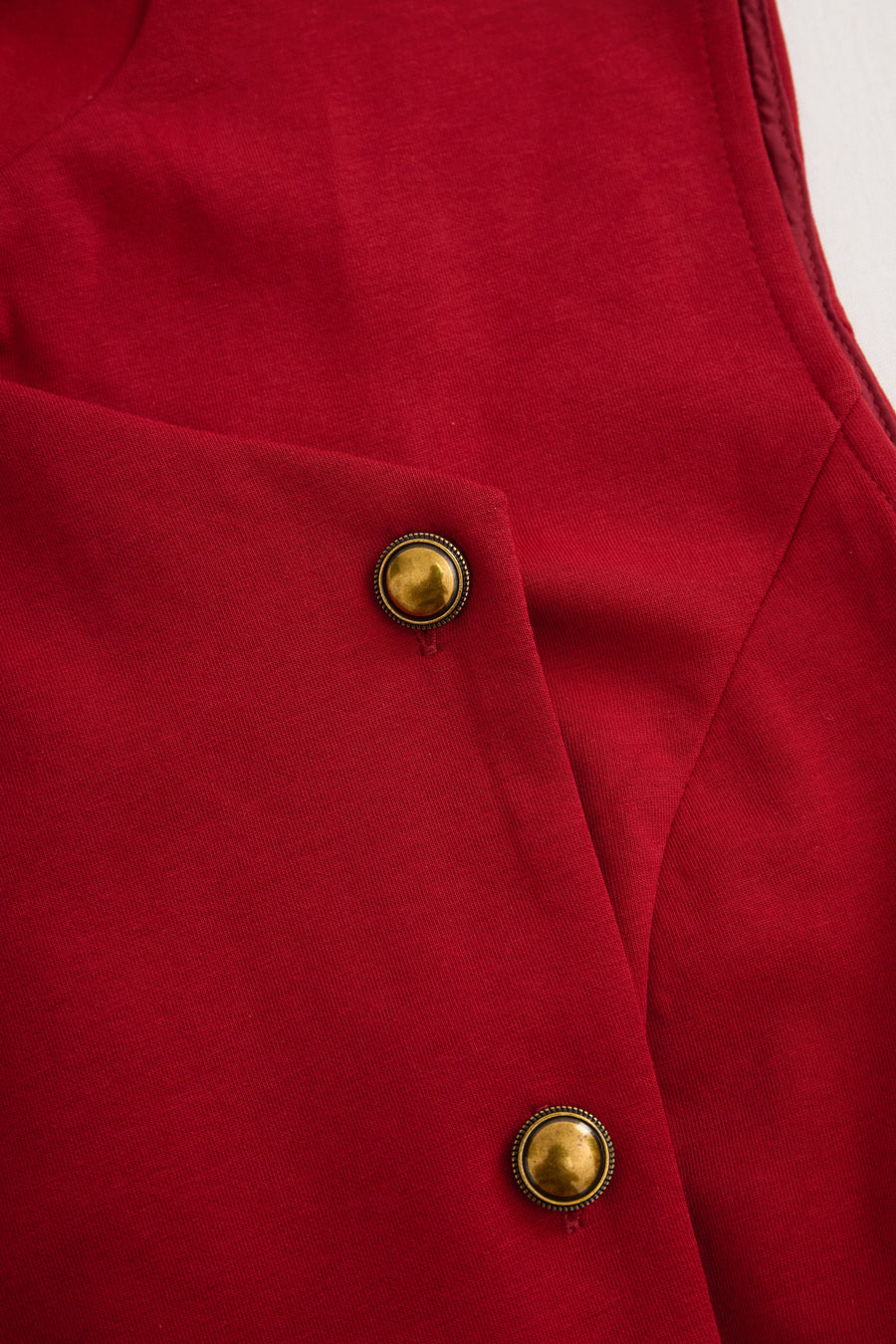 Trigaches – Vestido Midi Bordô sem Mangas