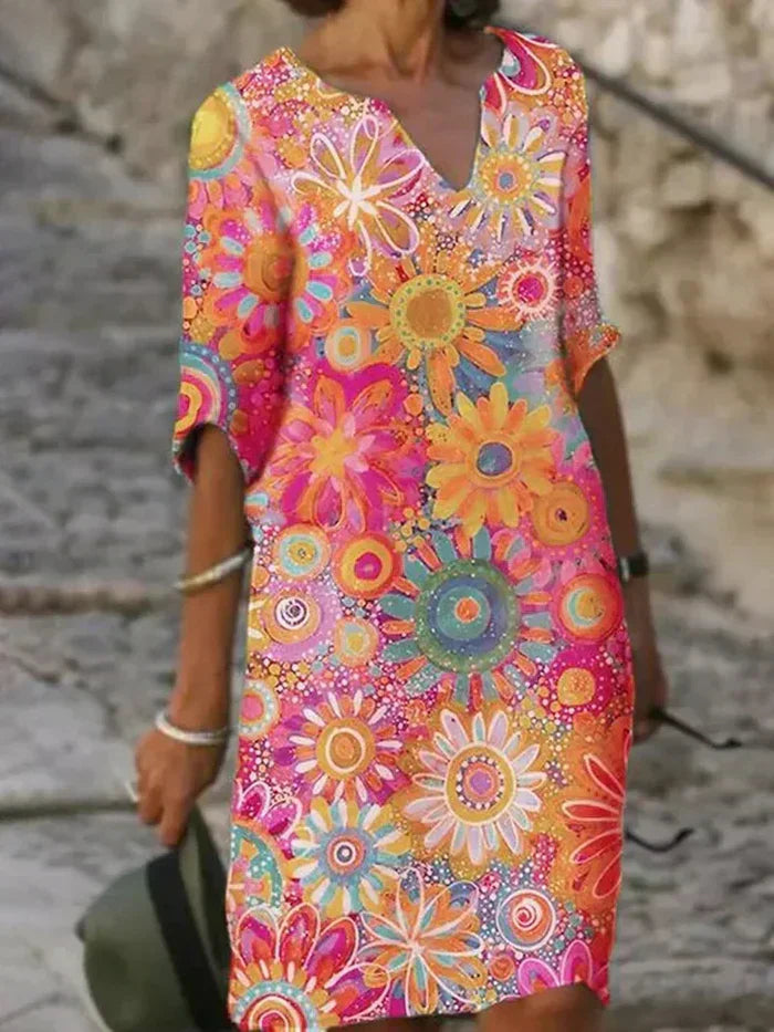 Martim Longo – Vestido Floral Colorido