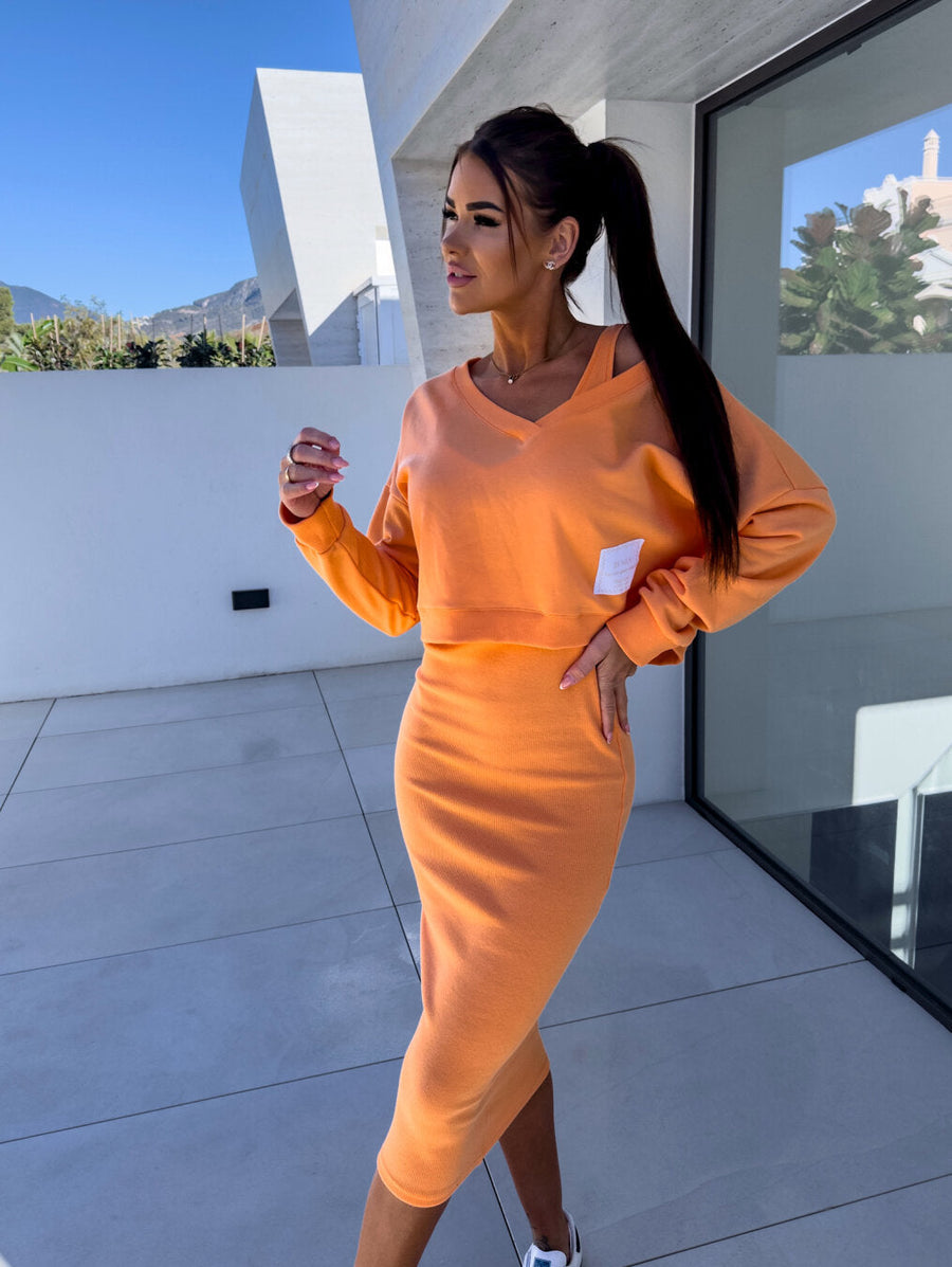 Álvaro – Conjunto de Vestido e Sweatshirt