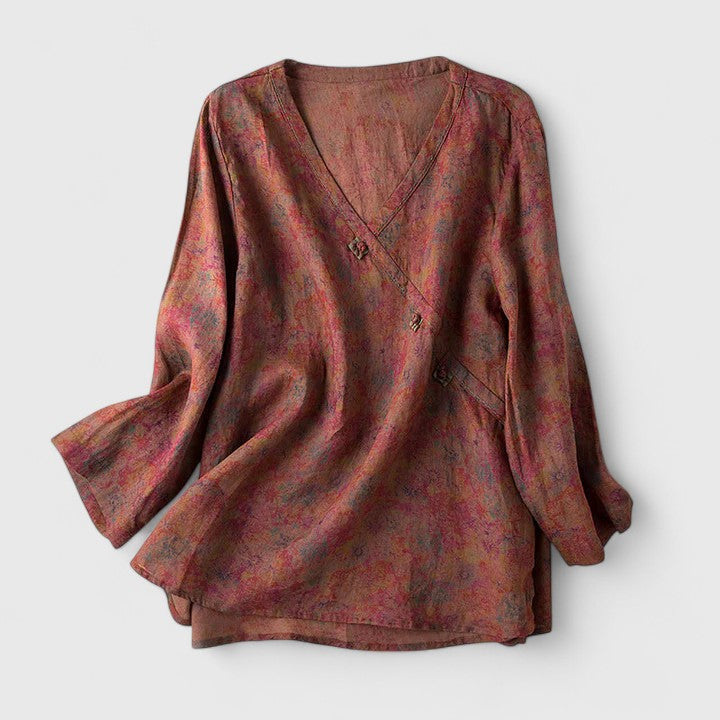 Pavia – Camisa com Bordado Botânico