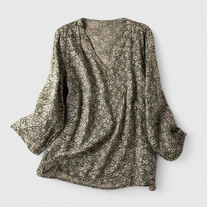 Pavia – Camisa com Bordado Botânico