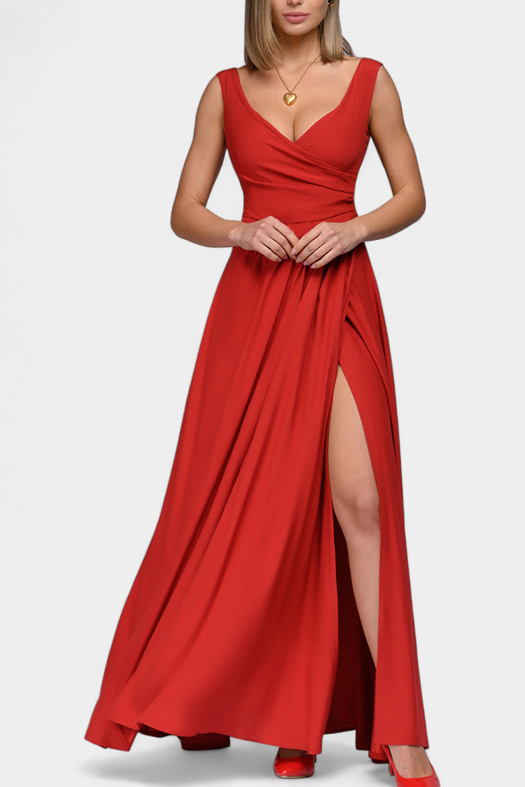 Sernancelhe – Vestido Maxi Drapeado