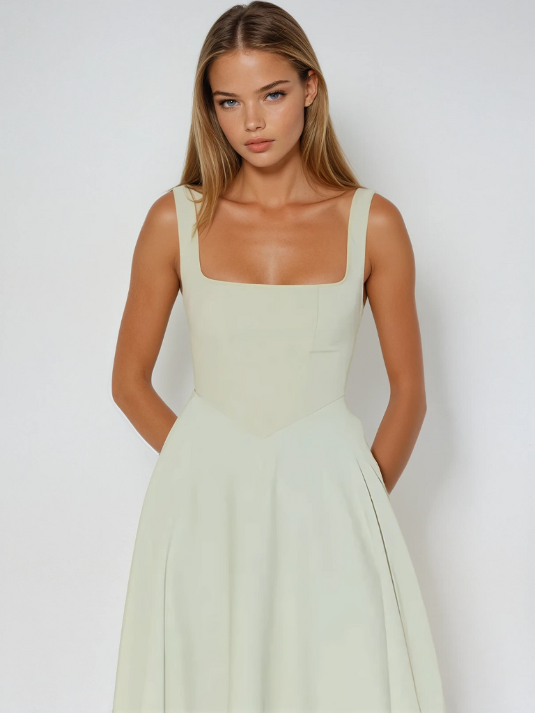 Sendim da Serra – Vestido com Decote Ombro a Ombro