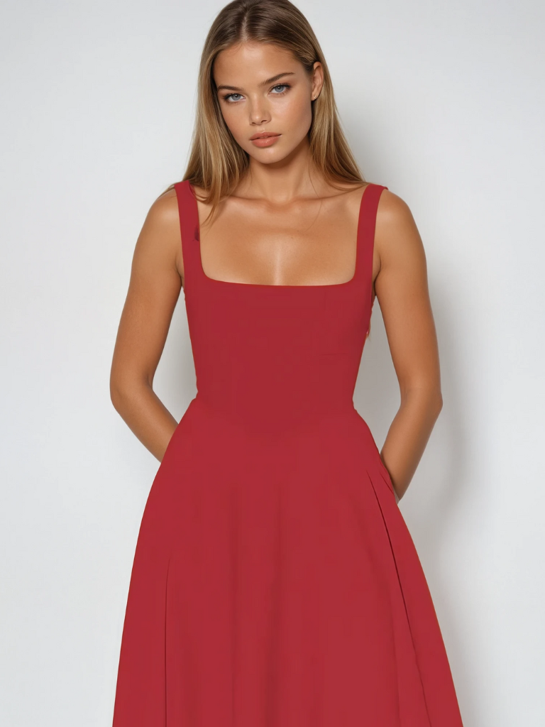 Sendim da Serra – Vestido com Decote Ombro a Ombro