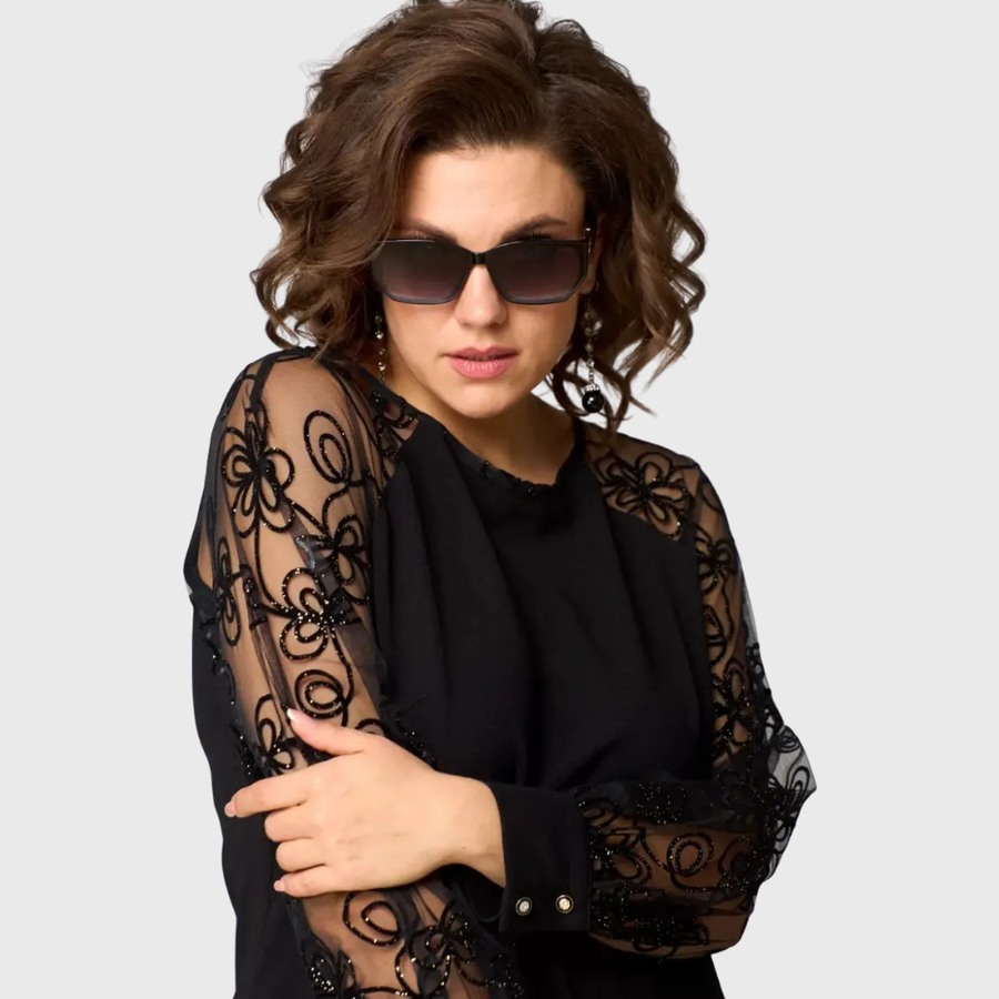 Bemposta de Baixo – Vestido de Renda Preta