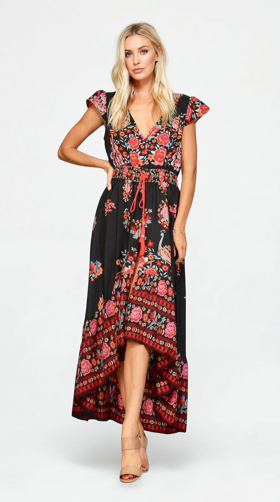 Nisa – Vestido Floral Boémio