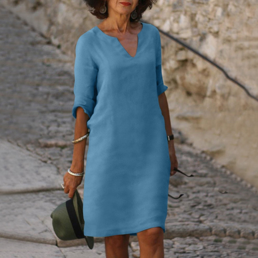 Vilarinho de São Romão – Vestido de Linho Natural
