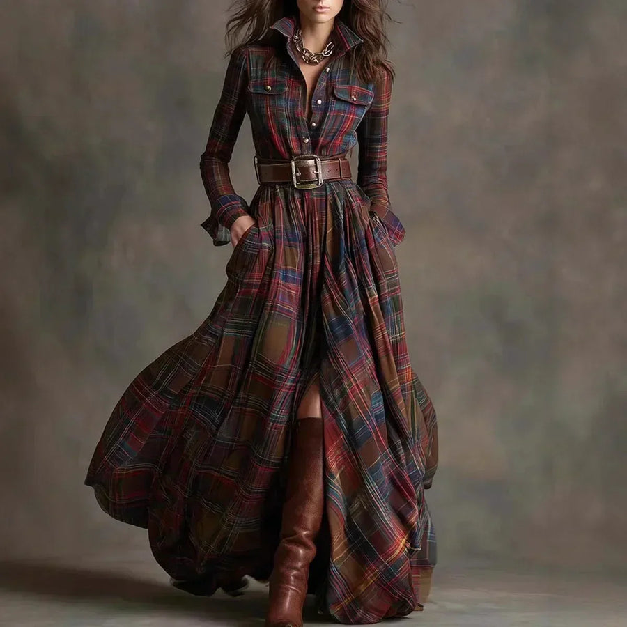 Sobral da Adiça – Vestido Longo Retro