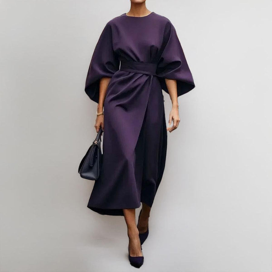 Ferreira do Zêzere – Vestido Maxi com Mangas Morcego