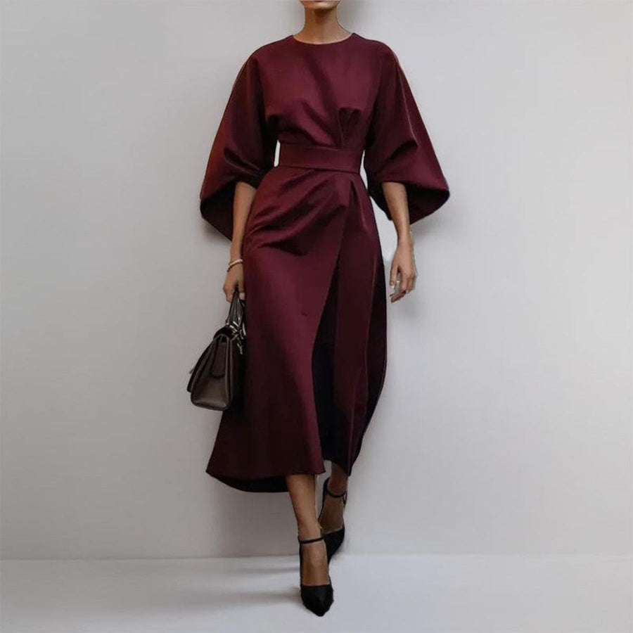 Ferreira do Zêzere – Vestido Maxi com Mangas Morcego