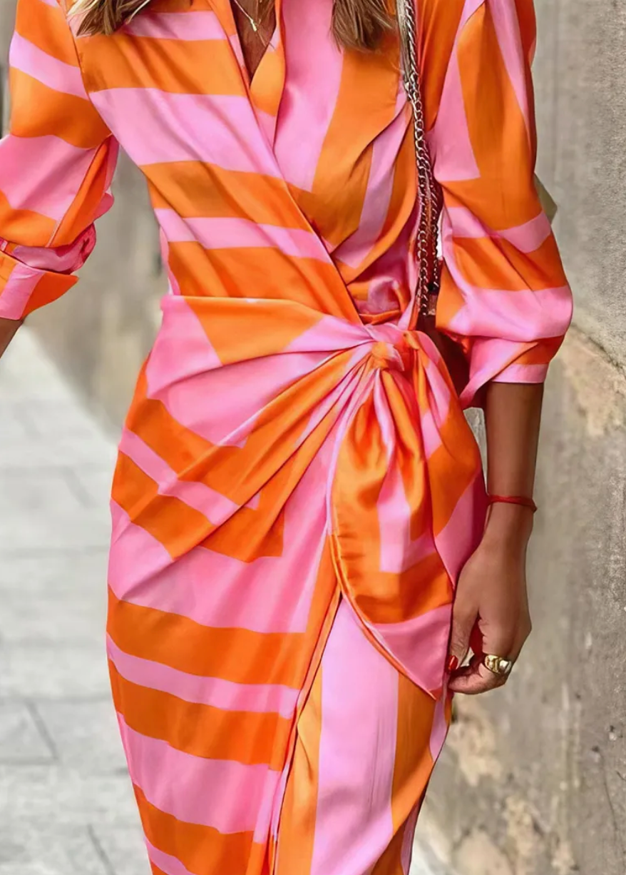 Proença-a-Velha – Vestido Envelope Estampado