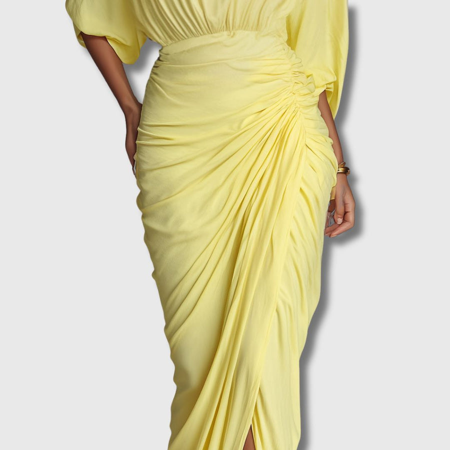 Viana do Alentejo – Vestido Maxi Amarelo
