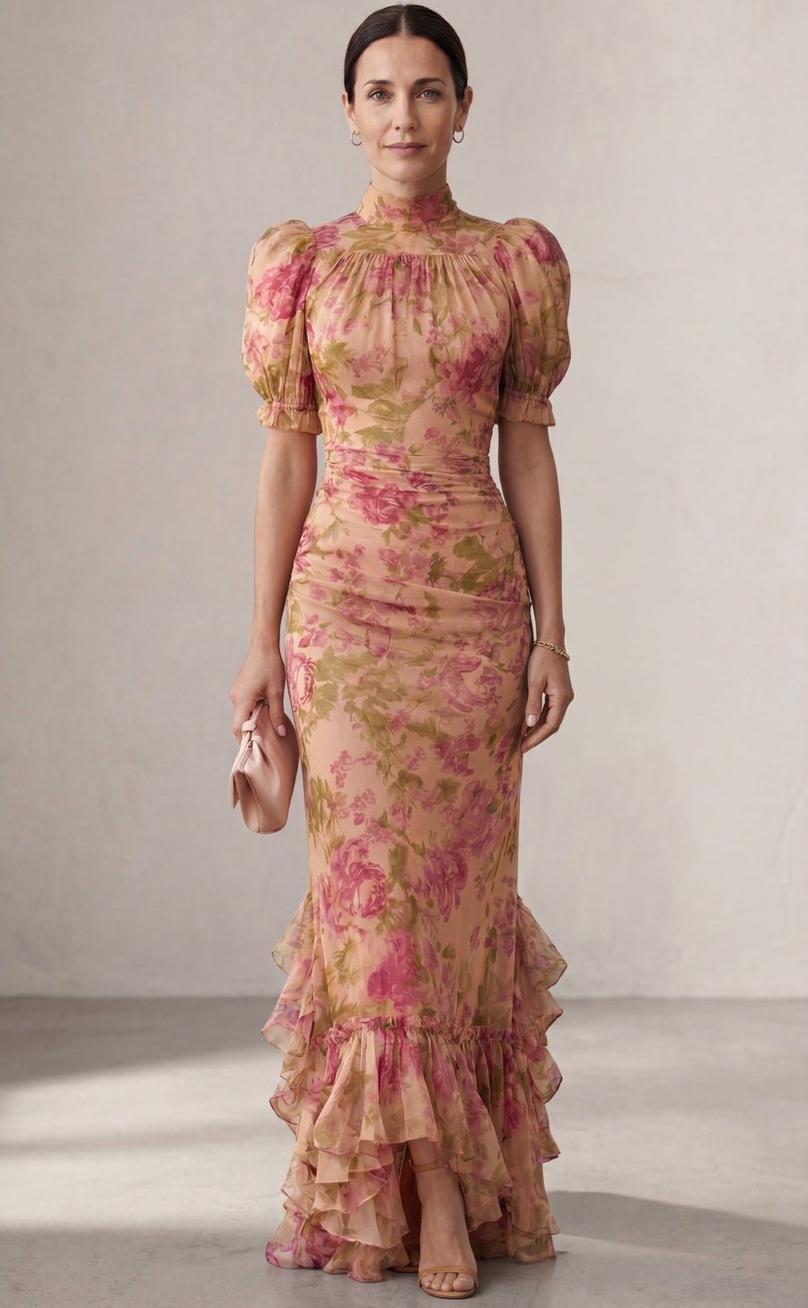 Sabrosa – Vestido Floral em Aguarela