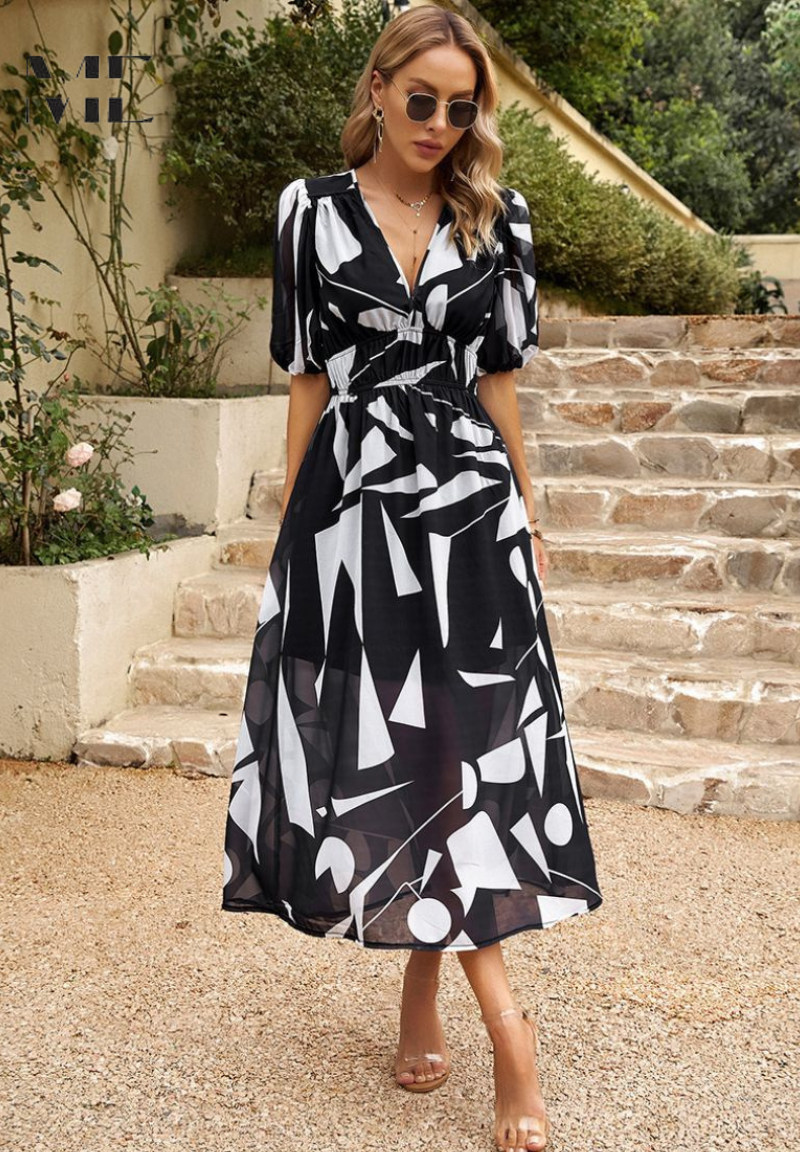Aldeia Viçosa – Vestido Estampado