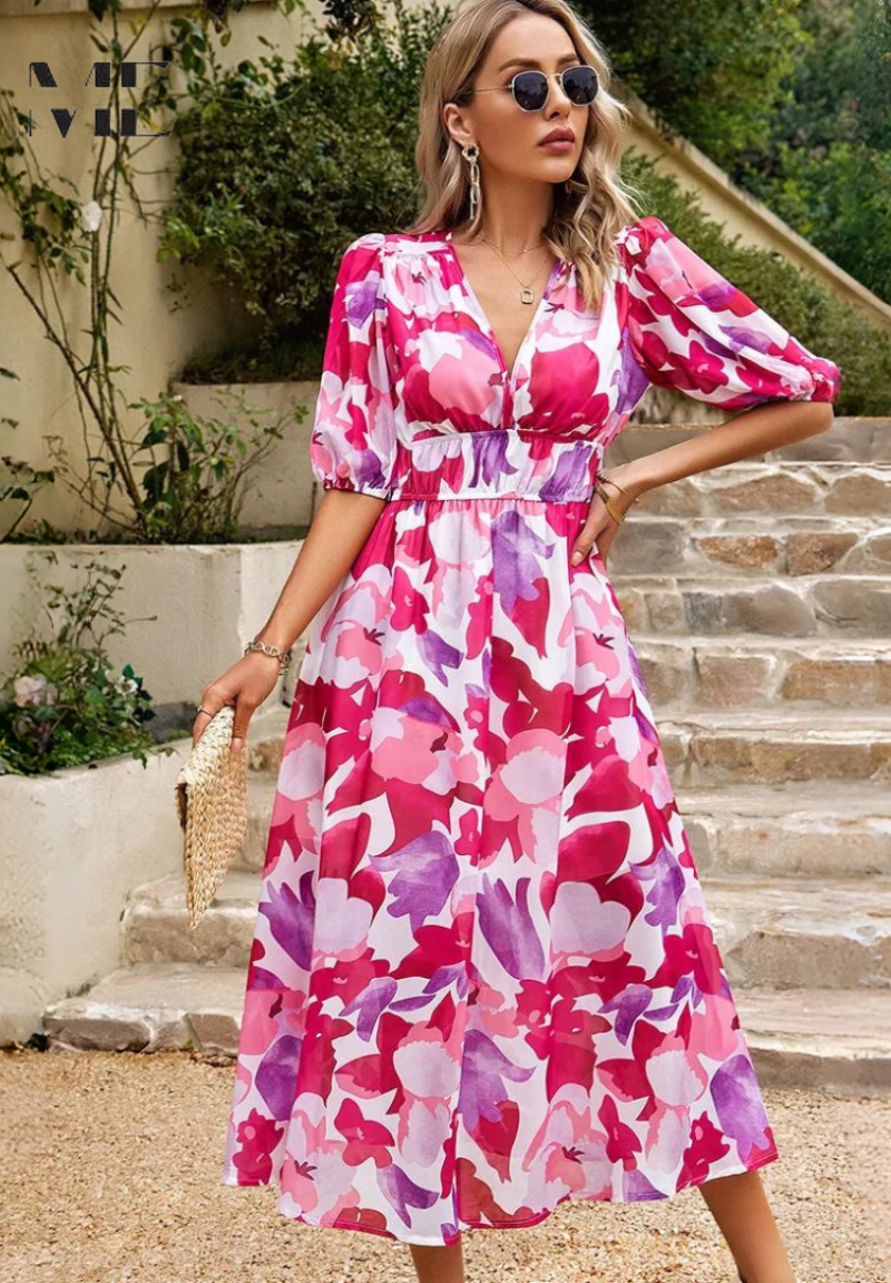 Aldeia Viçosa – Vestido Estampado