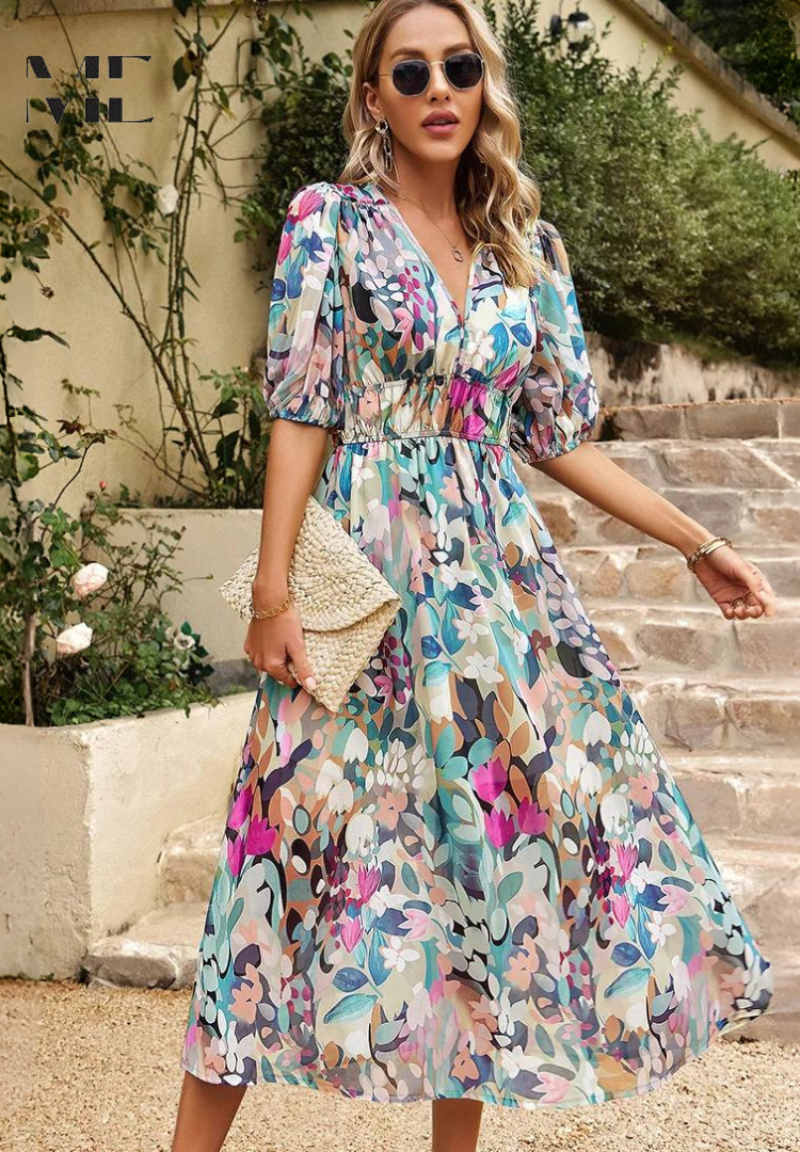 Aldeia Viçosa – Vestido Estampado