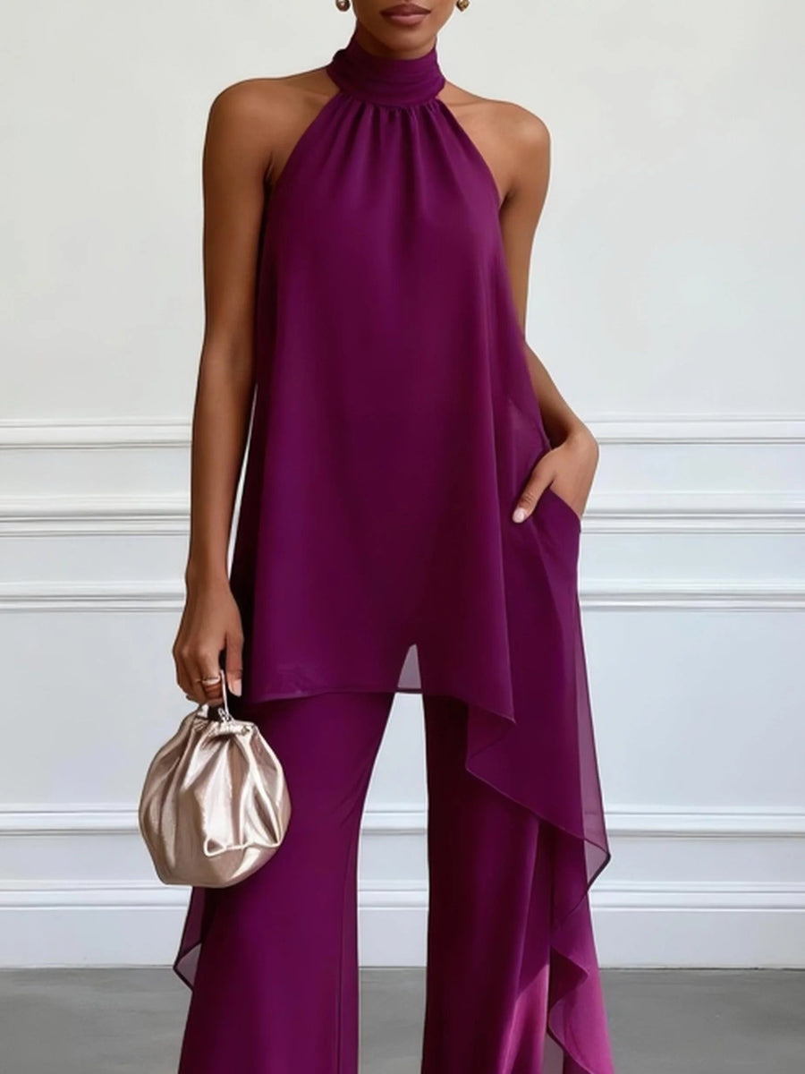Escalos de Baixo – Conjunto de Top Halter e Calças