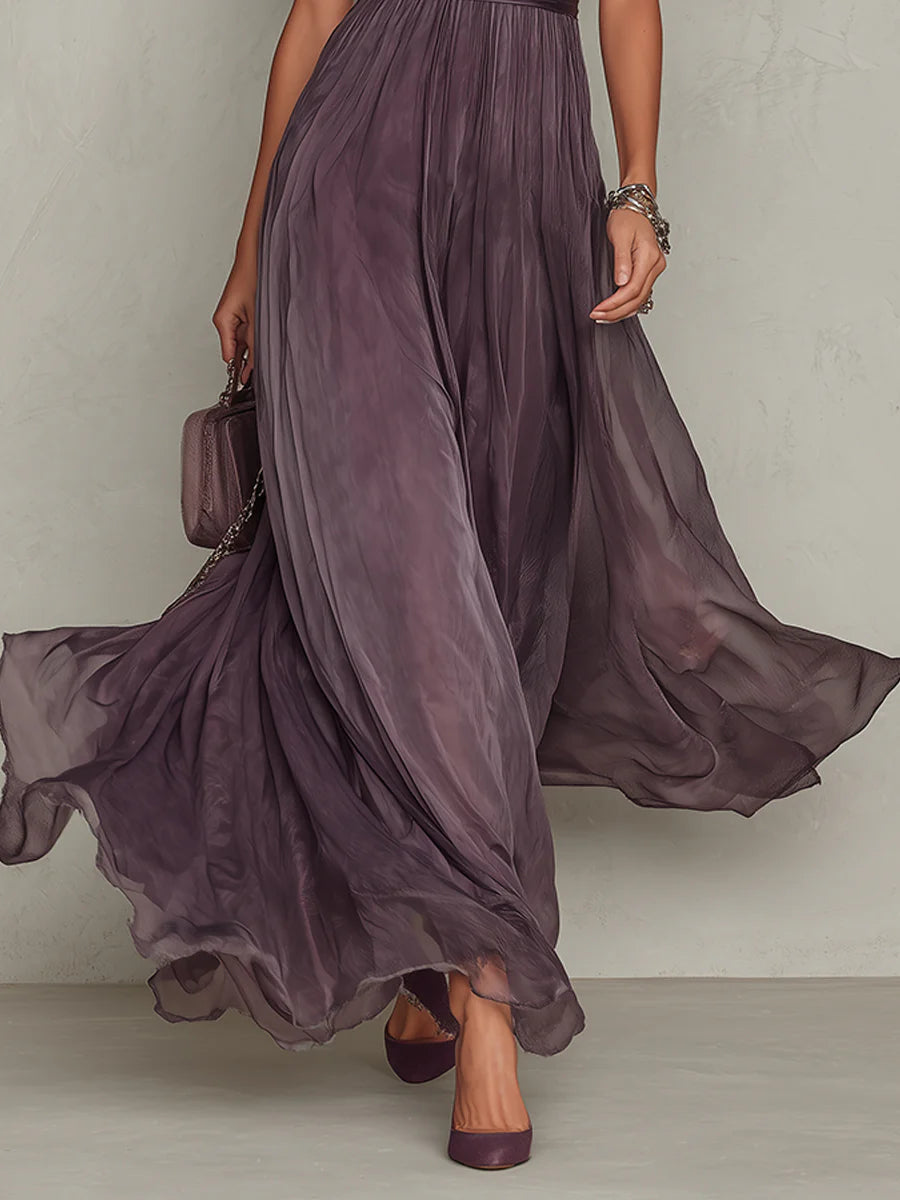 Porto Moniz – Vestido Longo com Decote em Gota