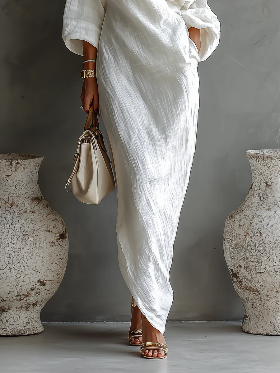 Vilar Chão – Vestido Longo de Uma Alça
