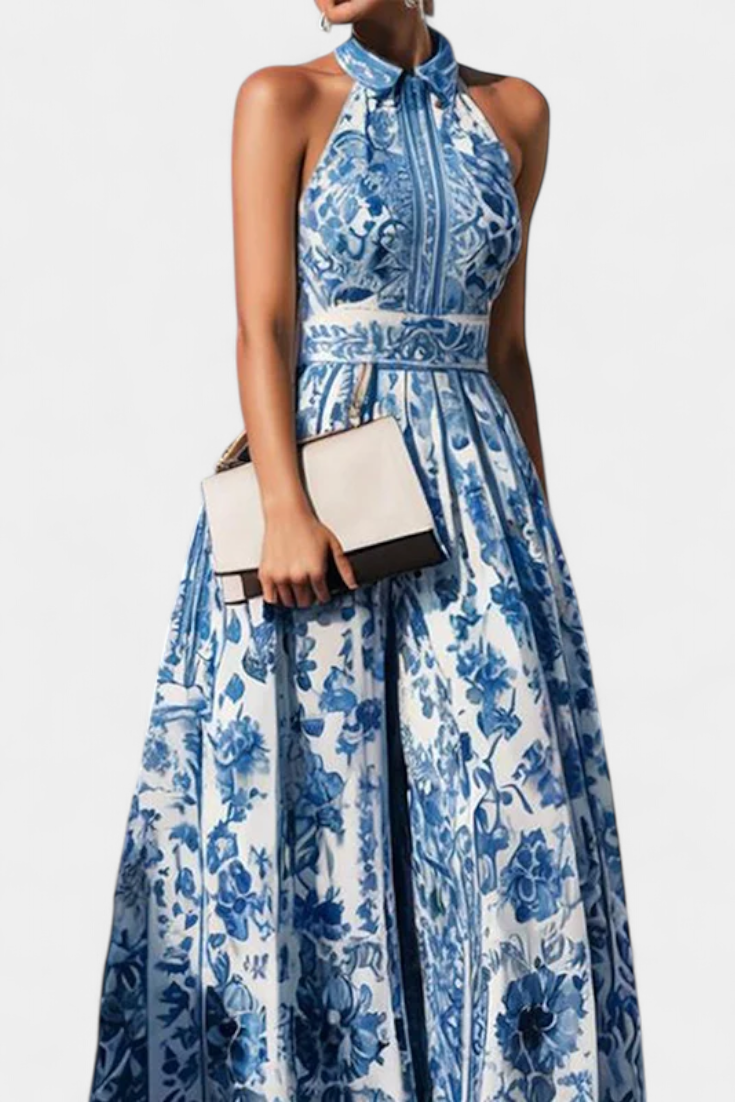 Vista Alegre – Vestido Floral Porcelana